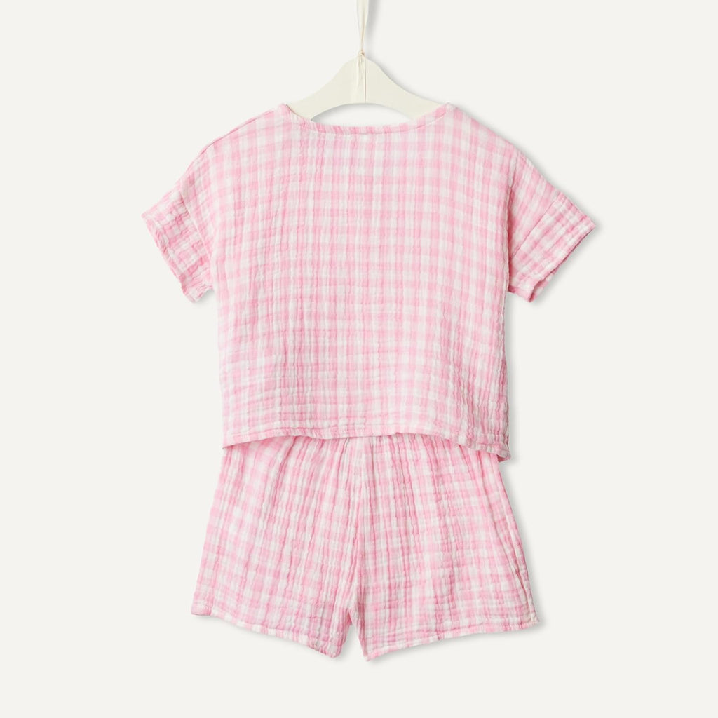 X Sofia Grainge Unisex Toddlers' and Babies Cotton Gauze Shirt & Shorts Play Set
