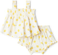 X Sofia Grainge Baby Girls' Cotton Sleeveless Shirt and Shorts Play Set