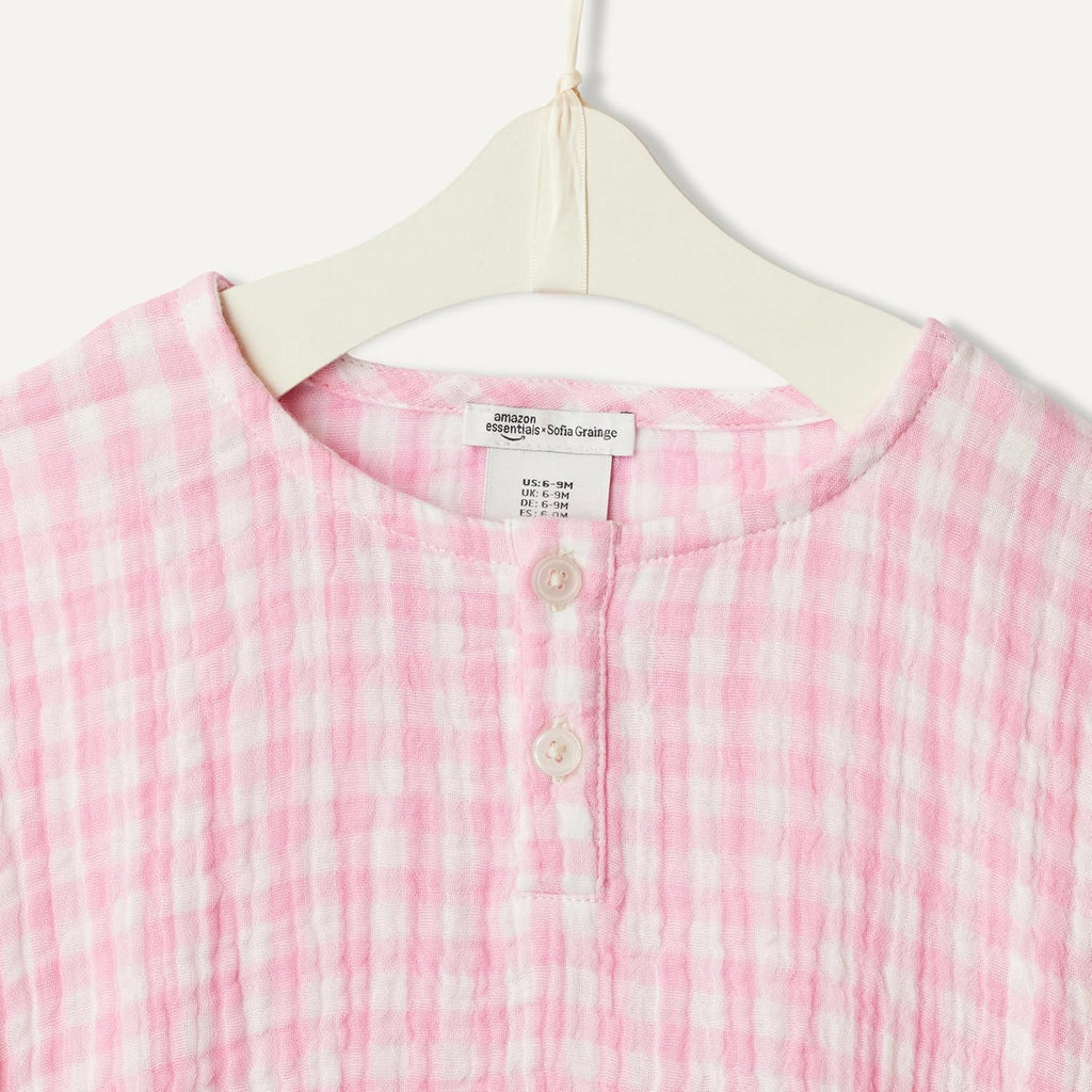 X Sofia Grainge Unisex Toddlers' and Babies Cotton Gauze Shirt & Shorts Play Set