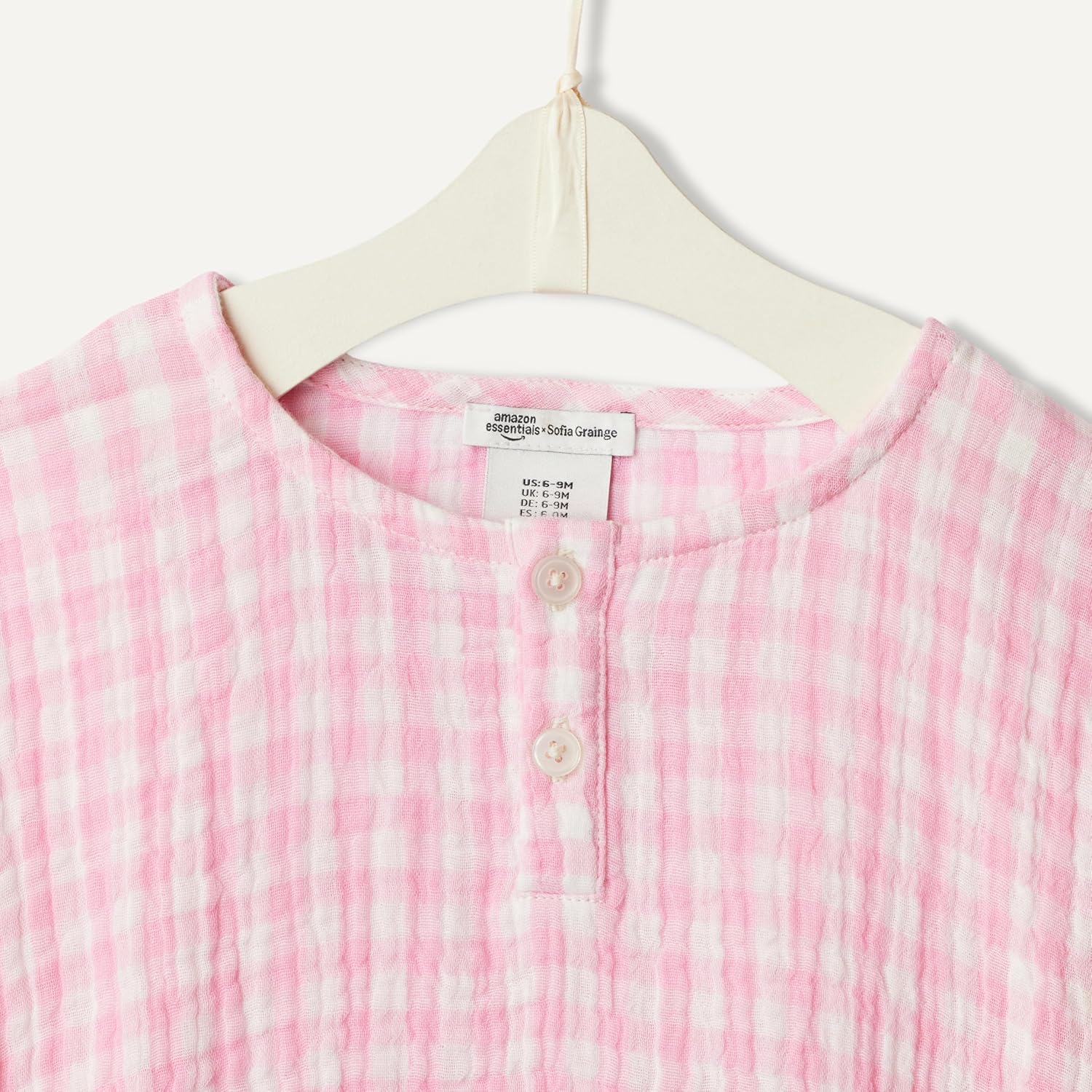 X Sofia Grainge Unisex Toddlers' and Babies Cotton Gauze Shirt & Shorts Play Set