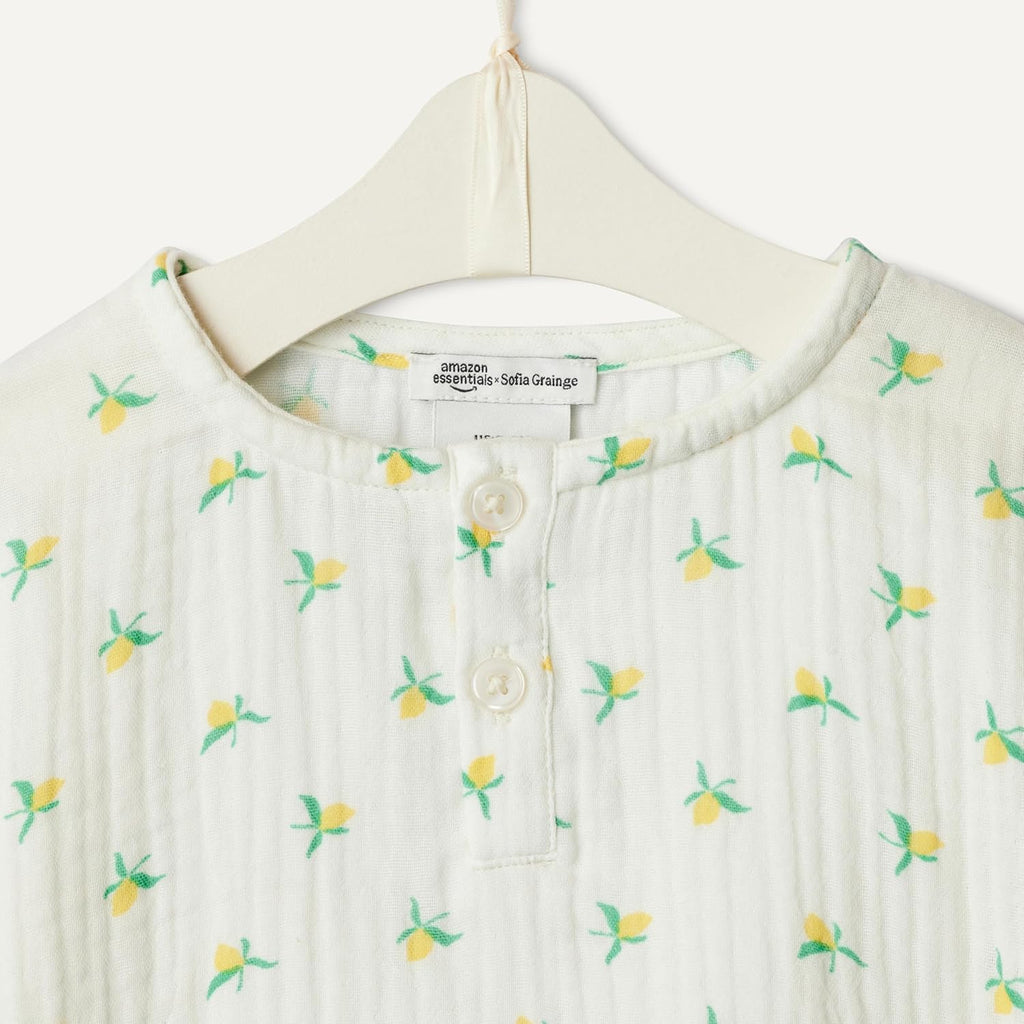 X Sofia Grainge Unisex Toddlers' and Babies Cotton Gauze Shirt & Shorts Play Set