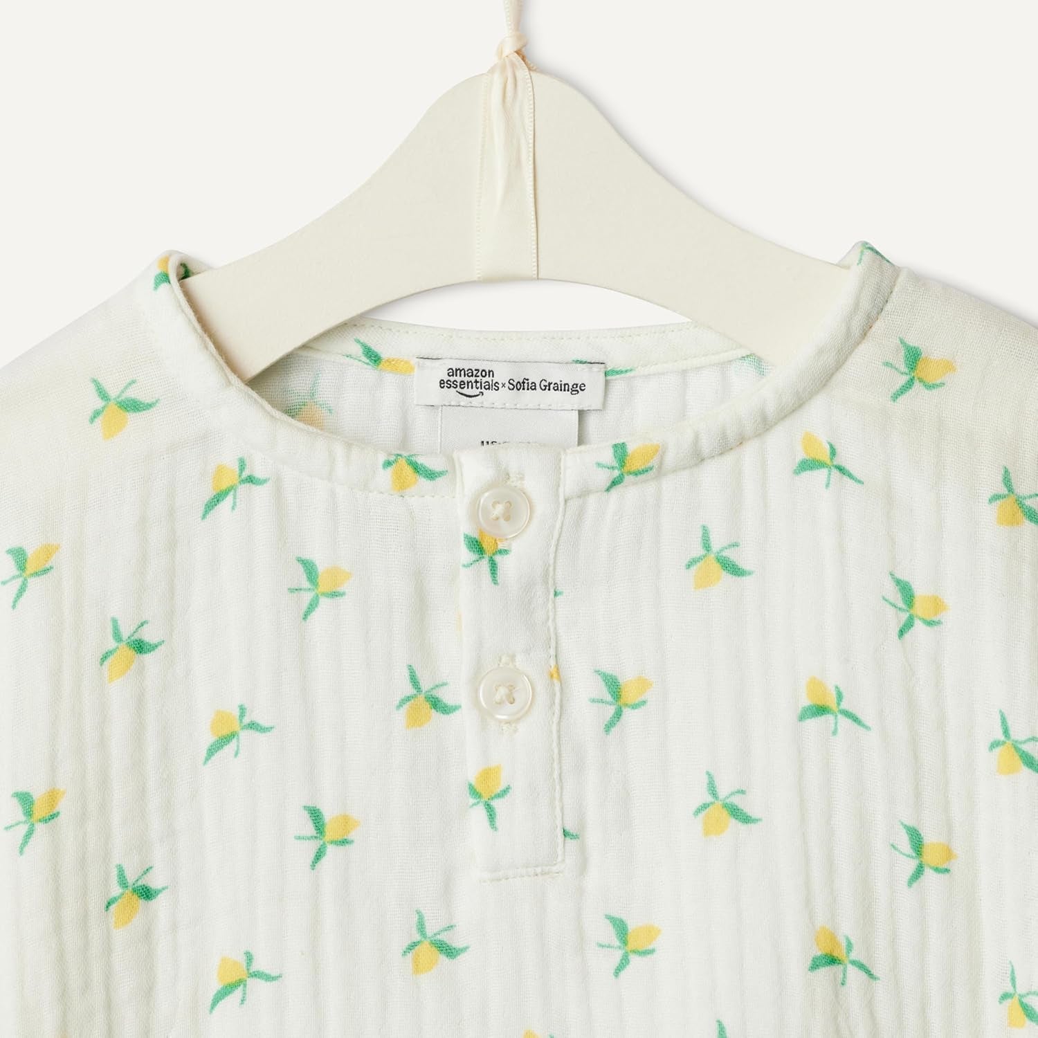 X Sofia Grainge Unisex Toddlers' and Babies Cotton Gauze Shirt & Shorts Play Set